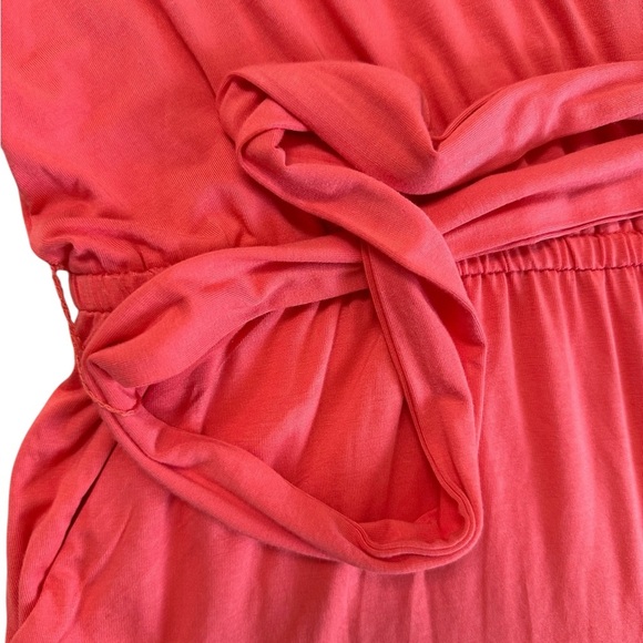 Torrid Coral Supersoft Elbow Sleeve Lace Shoulder Romper Size 2X 18/20 NWT - Picture 15 of 17